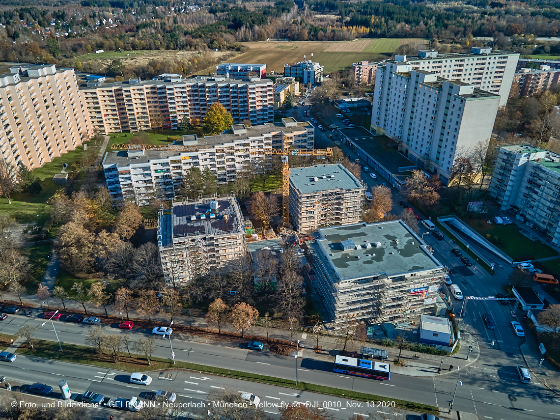 13.11.2020 - Aufstockung am Oskar-Maria-Graf-Ring in Neuperlach